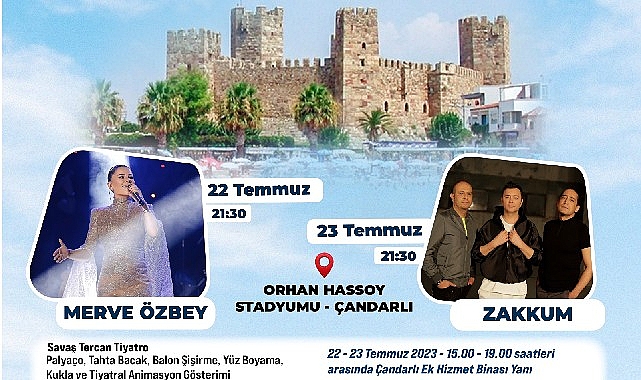 Festival heyecanı Çandarlı’da başlıyor