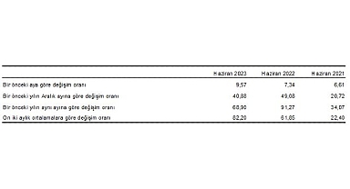 Hizmet Üretici Fiyat Endeksi (H-ÜFE) yıllık yüzde 68,90, aylık yüzde 9,57 arttı