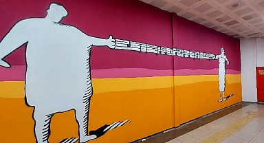 İzmir metro istasyonlarında “Eşitlik Koridorları”