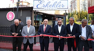 Keçiören’de erkekler lokali hizmete başladı