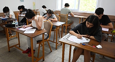 Kemer Belediyesi Eğitim Kursu’nda sınıf belirleme sınavları başladı