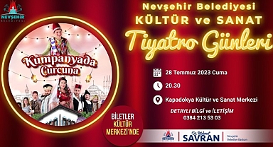 “Kumpanyada Curcuna” adlı tiyatro oyunu için biletler Kültür Merkezi'nde