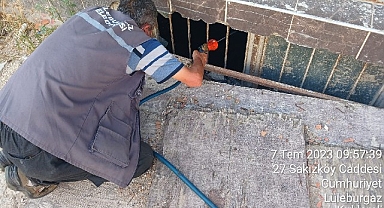 Lüleburgaz Belediyesi ilaçlama çalışmalarını sürdürüyor