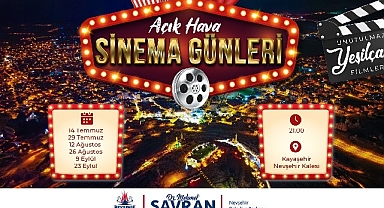 Nevşehir Belediyesi Açık Hava Sinema Günleri başlıyor