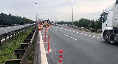 Stadyum yolu için TEM'de çalışmalar başladı