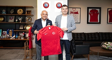 Tayfun Canlı’dan TFF Başkanı Büyükekşi’ye ziyaret