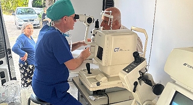 Türk Oftalmoloji Derneği’nin gezici göz muayene aracı Hatay’da