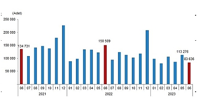 Türkiye genelinde Haziran ayında 83 bin 636 konut satıldı