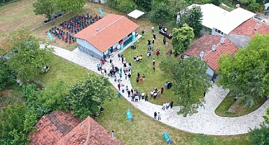 Üçpınar'daki eski köy okulu konuk evi oldu