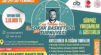 Ziya Berhan Kılıç Sokak Basketbol Turnuvası Kayıtları Başladı