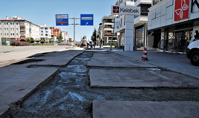 Zübeyde hanım caddesi'nde yağmur suyu hatları güçlendirildi