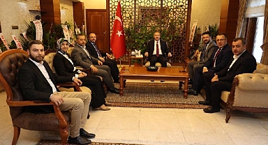 AK Parti Heyetinden Vali Fidan'a Hayırlı Olsun Ziyareti