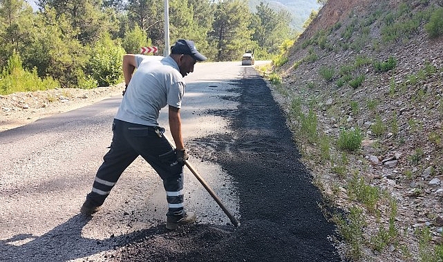 Alanya’da yayla yollarına bakım onarım