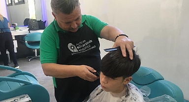 Antalya Büyükşehir Mobil Kuaför Tırı yaylalarda