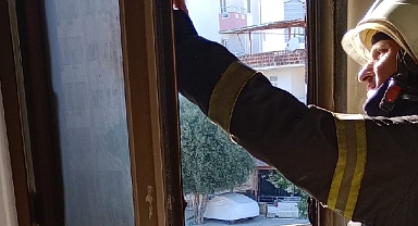 Aydın Büyükşehir Belediyesi İtfaiyesi'nden Didim'deki yangına zamanında müdahale