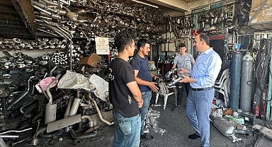 Başkan Altay Karatay Sanayi Esnafını Ziyaret Etti