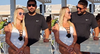 Donat çiftinin Bodrum keyfi