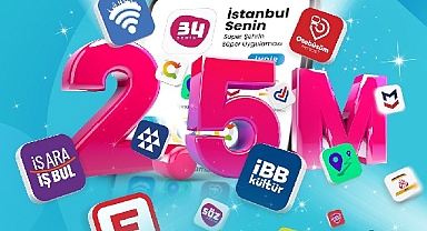 İstanbul Senin uygulaması 2,5 milyonun cebinde!