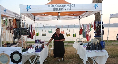 Küçükçekmece Belediyesi Kadın Emeği Pazarı, göl kenarında vatandaşlarla buluşuyor