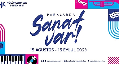 Küçükçekmecenin parklarında sanat var!