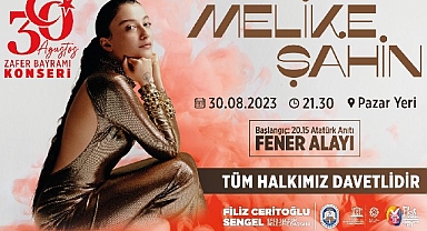 Melike Şahin 30 Ağustos'ta Efes Selçuk'ta