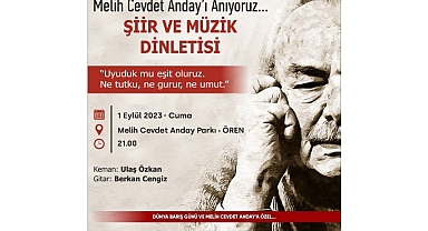 Milas Belediyesi'nden Melih Cevdet Anday'ı anma etkinliği