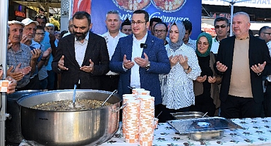 Mustafakemalpaşa'da bereket kazanları kaynadı