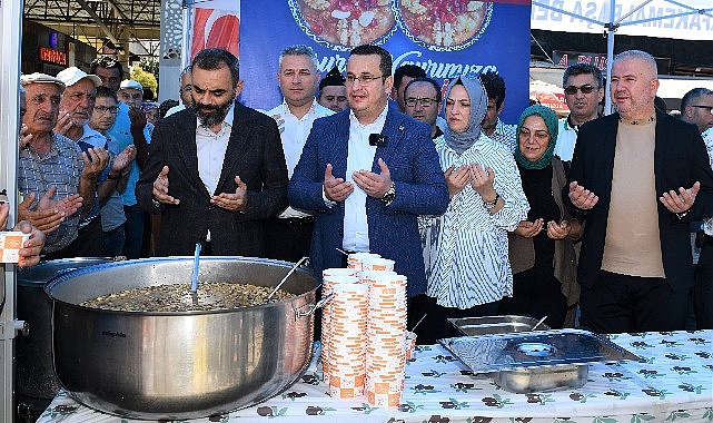 Mustafakemalpaşa'da bereket kazanları kaynadı