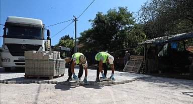 Olukman Mahallesinin Sokakları Parke Taşla Kaplanıyor