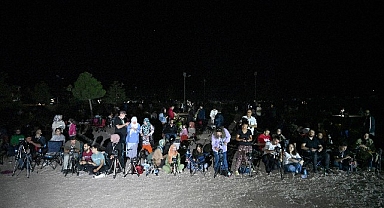 “Perseid Göktaşı Yağmuru” Kent Ormanı’nda İzlendi