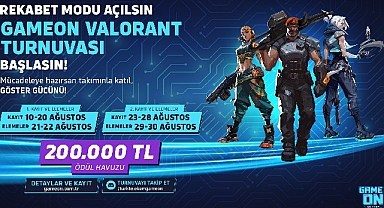 Rekabet modu açıldı, GAMEON VALORANT Turnuvası kayıtları başlıyor!