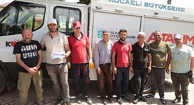 Selden tarlaları zarar gören çiftçilere destek