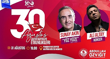 Yenişehir Belediyesi, Sunay Akın ve Ali Altay’ı Mersinlilerle buluşturuyor