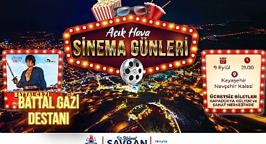 Açık Hava Sinema Günleri “Battal Gazi Destanı” ile devam ediyor