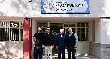 Başkan Altınok mezun olduğu okulları ziyaret etti