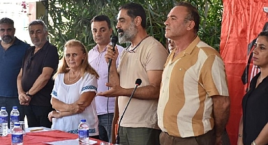 Başkan Atabay Didim Cem Evi'nde düzenlenen basın açıklamasına katıldı