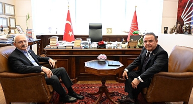 Başkan Böcek CHP Genel Başkanı Kılıçdaroğlu'nu ziyaret etti