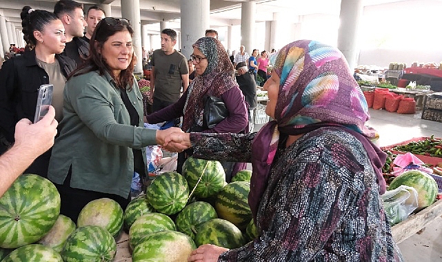 Başkan Çerçioğlu Yenipazar Çarşamba Pazarı’nda Vatandaşlarda Buluştu