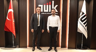 Başkan Savran'dan TÜİK Başkanı Çetinkaya'ya ziyaret