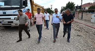 Başkan Topaloğlu, Kuzdere’de altyapı çalışmalarını inceledi