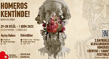 Bayraklı festivale hazırlanıyor