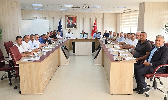 Germencik Muhtarlarından Başkan Çerçioğlu'na nezaket ziyareti