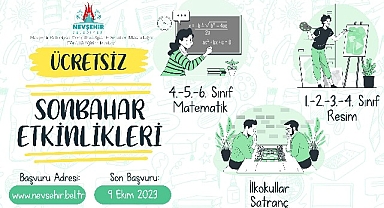 Gönüllü Eğitim Merkezi'nde İlkokul ve Ortaokul öğrencileri için ücretsiz kurslar başlıyor