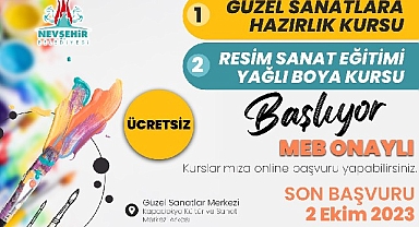 Güzel Sanatlar Fakültesi ve Liselerine hazırlanan gençler için ücretsiz kurs