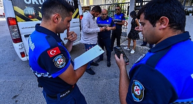İzmir Büyükşehir Belediyesi’nden okul servislerine denetim