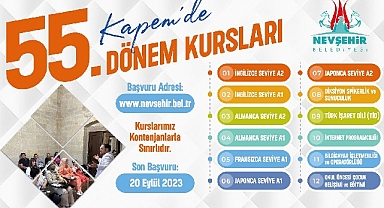 KAPEM’de 55. Dönem Kursları için kayıtlar başladı