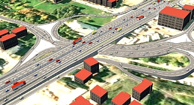 Kaşkaldere Kavşağı'nda yoğun çalışma
