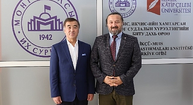 Moğolistan Büyükelçisinden İKÇÜ'ye Ziyaret