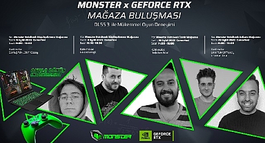 Monster x GeForce RTX Mağaza Buluşmaları başlıyor!