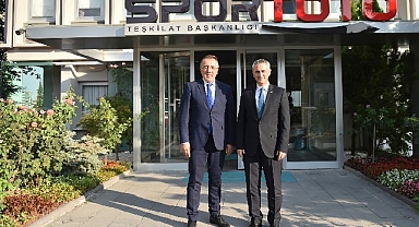 Nevşehir Belediye Başkanı Savran, Spor Toto Teşkilatı Başkanı Dr. Mehmet Ata Öztürk'ü ziyaret etti